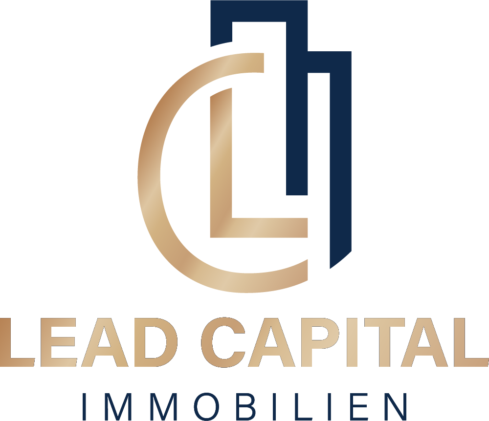 Logo von Lead Capital, das aus den Lettern C & L sowie einem angedeuteten Hochhaus besteht